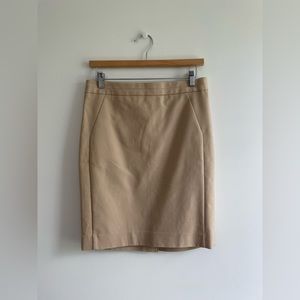NWT The Limited Khaki Pencil Skirt 6P